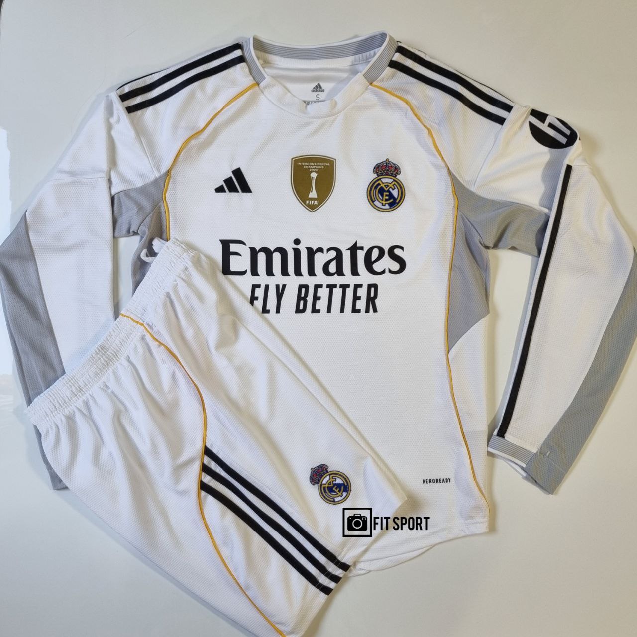 لباس اول رئال مادرید 2026 - آستین بلند...